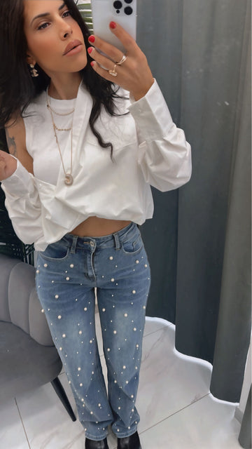 JEANS PERLE