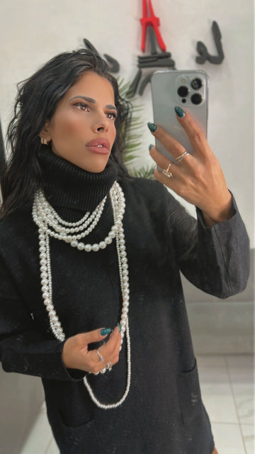 Collana 6 Fili in Perle