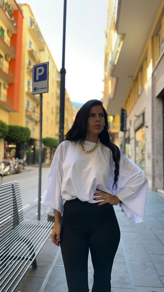 Magliettone Over Bianco