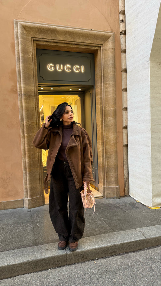 Lupetto in lana Marrone