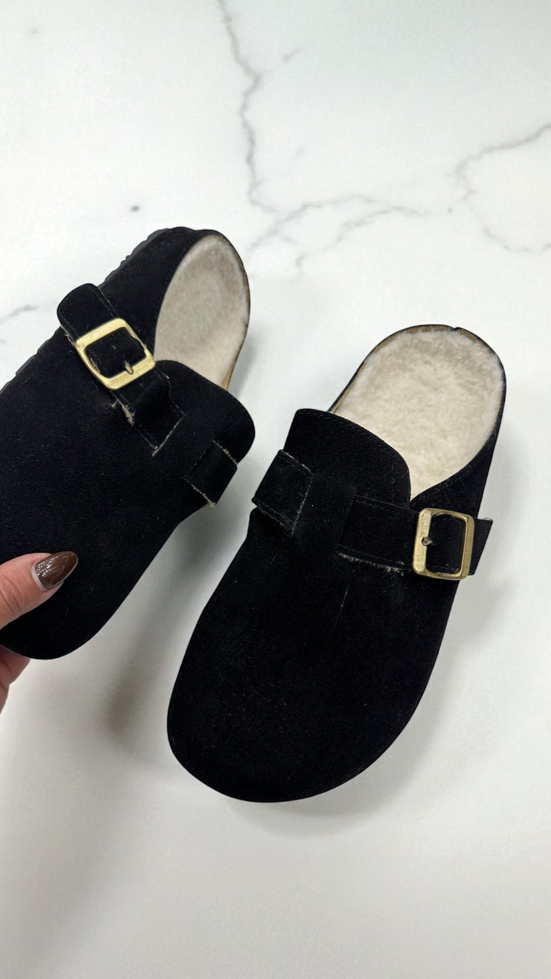 Sabot foderati in ecopelliccia