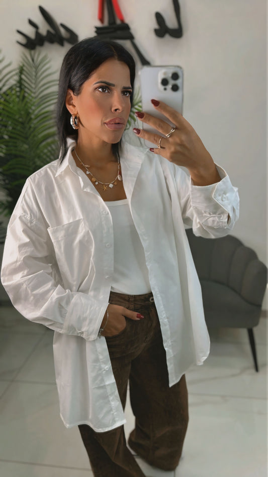 Camicia Over Bianca