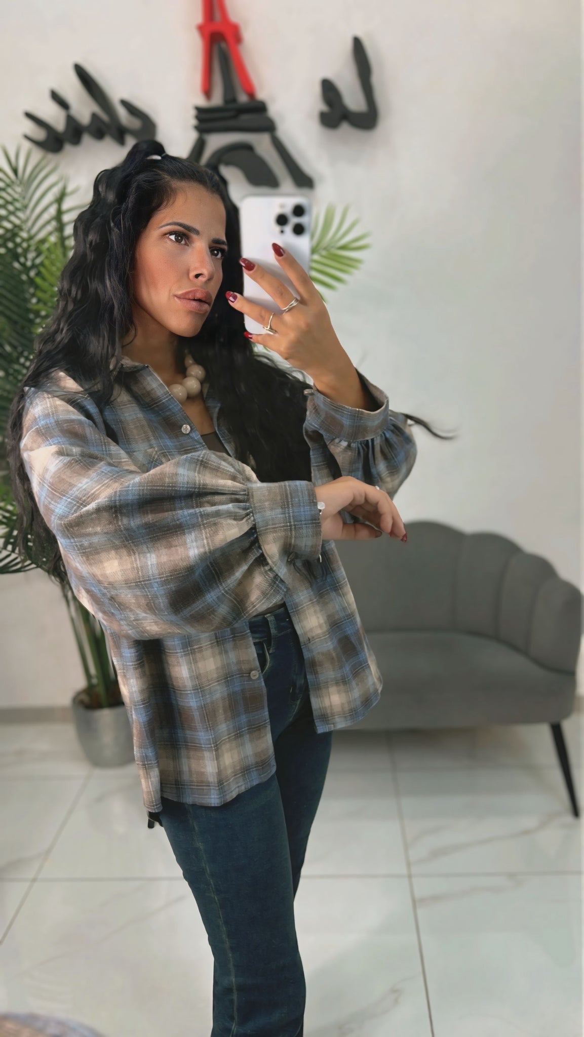 Camicia Scozzese Over