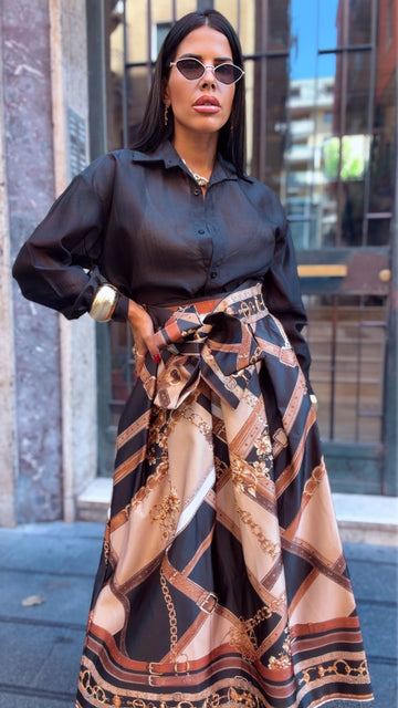 Camicia Velata - Nera