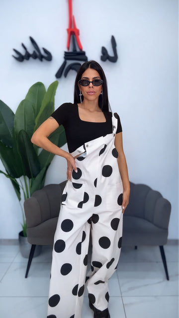 Salopette Pois