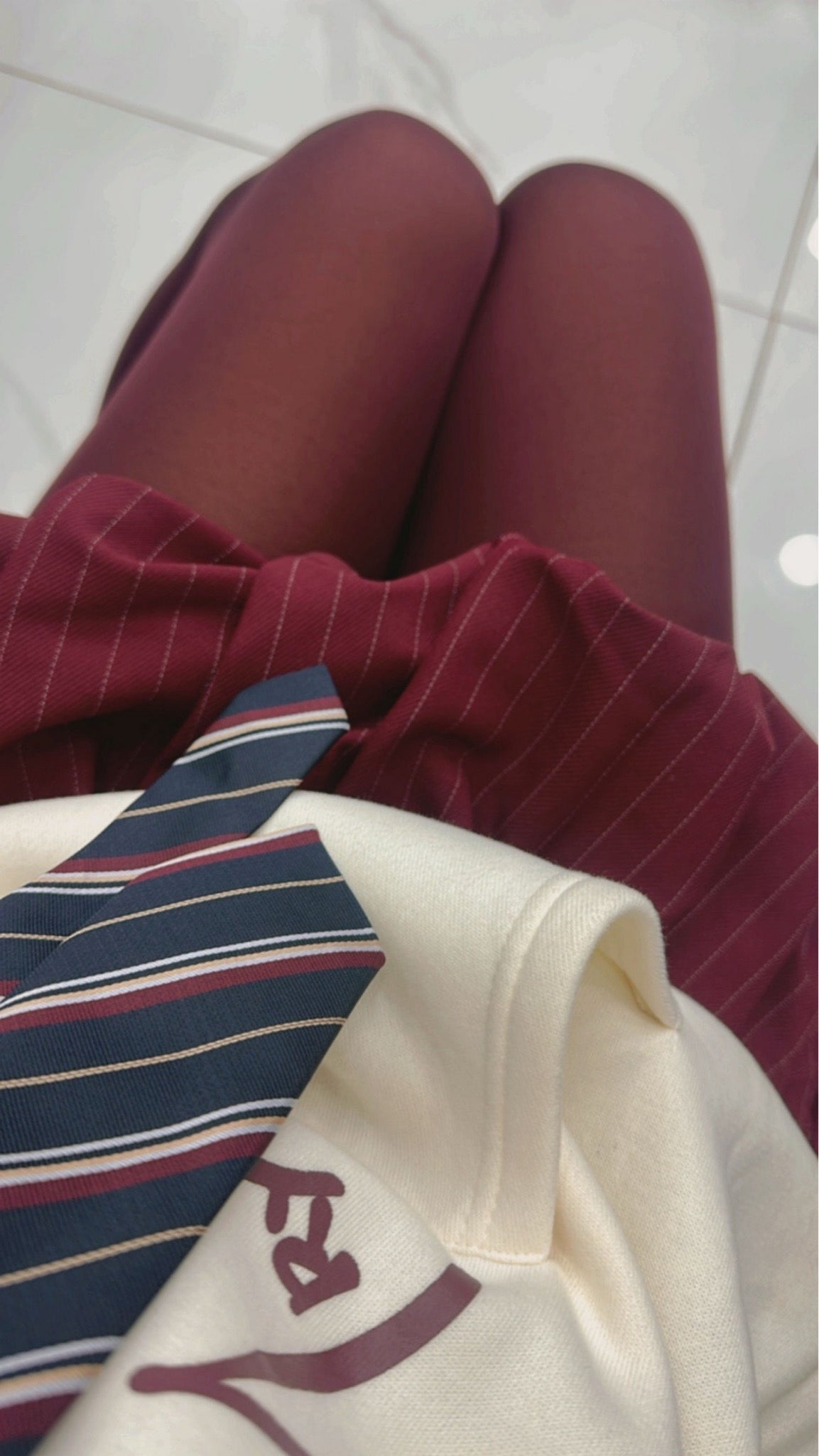 Calze 80den Bordeaux