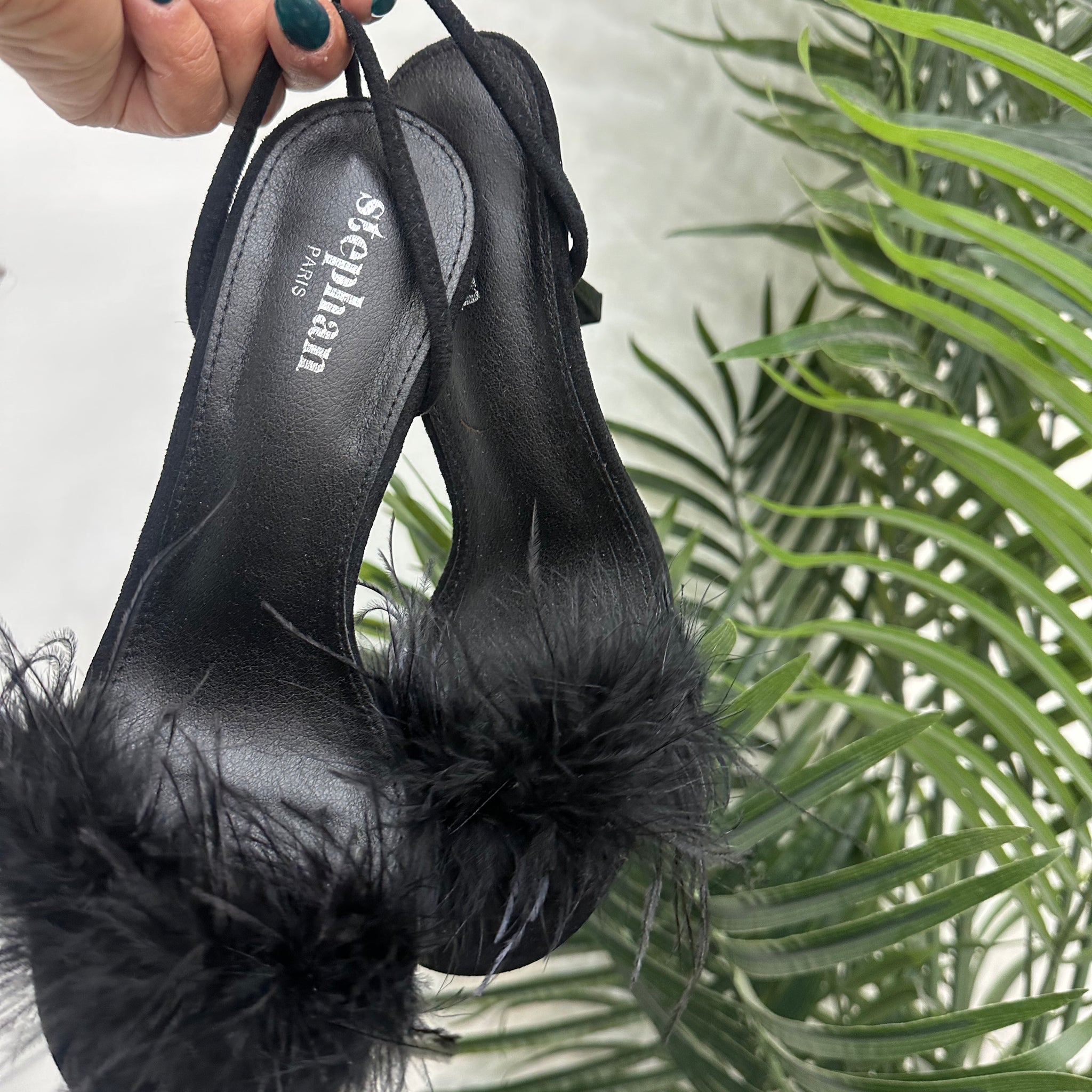 Sandalo Piuma Nero