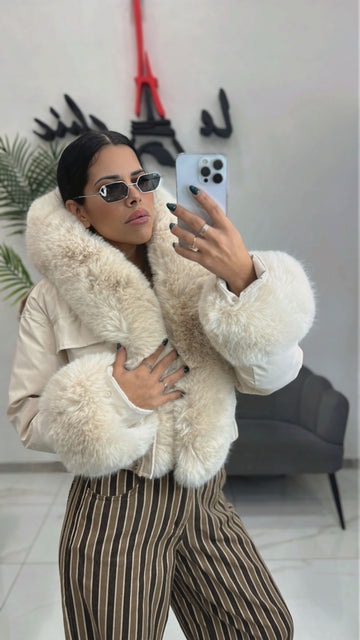 Bomber in Ecopelliccia