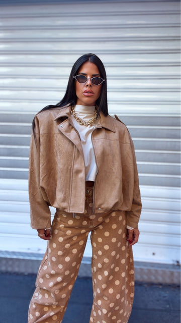 Giubbetto Camoscio - Beige
