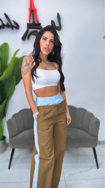 Top Elasticizzato Essentials – Bianco