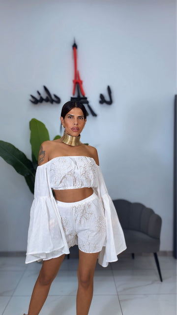 Coordinato Ricamato Boho Chic
