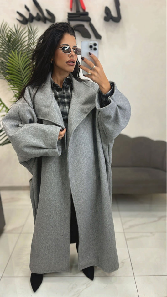 Cappotto Lungo OverSize Grigio