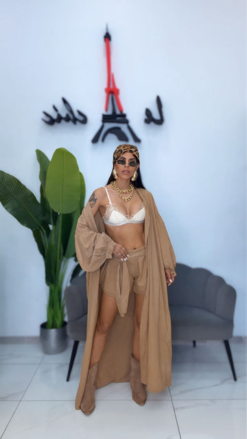 Completo Resort Chic - Fango