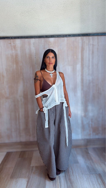 Top Crochet con Lacci