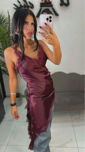 Abito Canotta con Pizzo