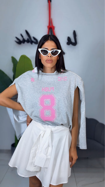 Maglia Mantella Push 8 - Grigia