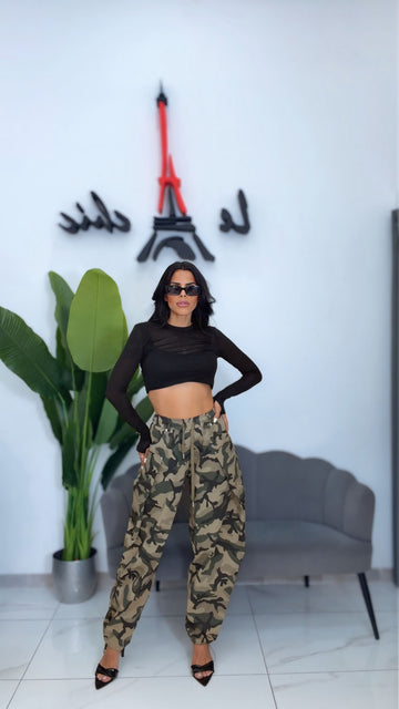 Pantalone Cargo Camo