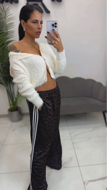 Pantalone Tuta Maculato banda Bianca