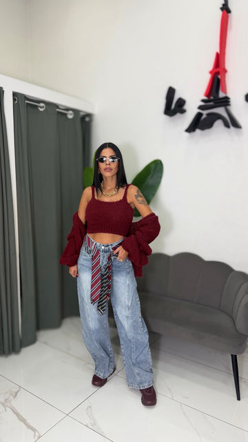 Jeans con Cravatte