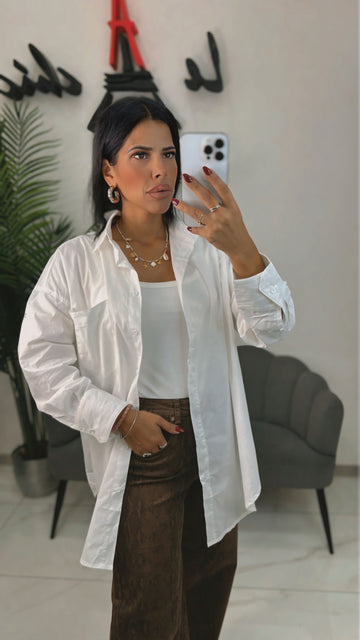 Camicia Over Bianca