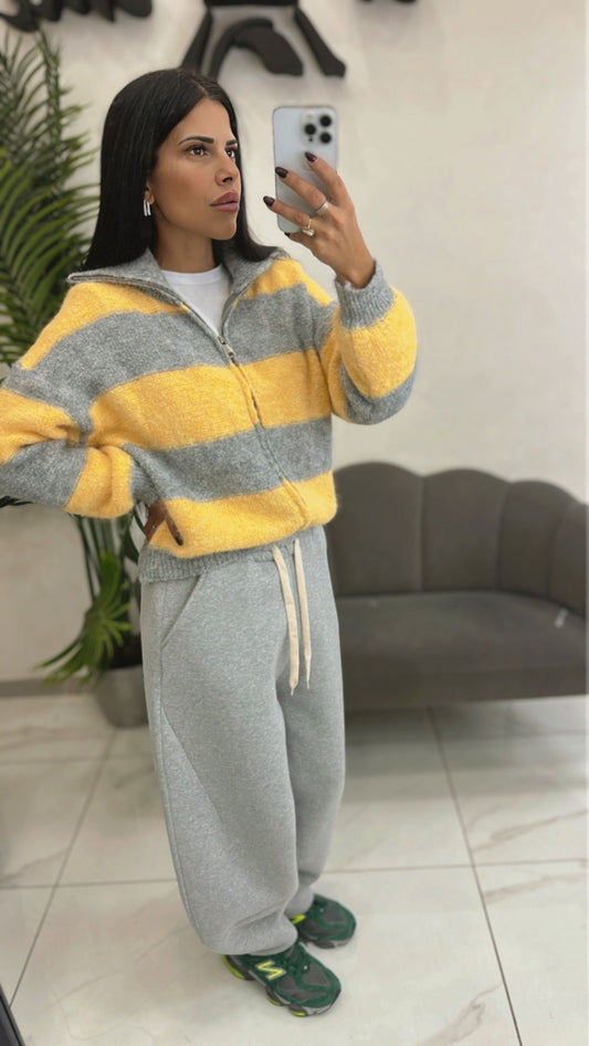 PantaTuta Balloon Felpato Grigio