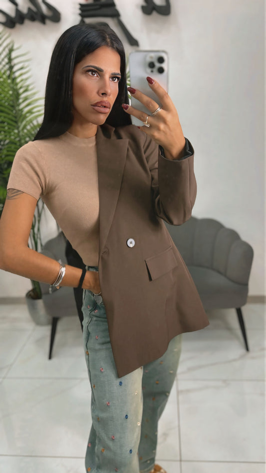 Giacca doppio petto Marrone