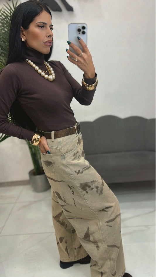 Jeans Ballon Macchie