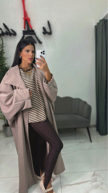 Cappotto Lungo OverSize Beige