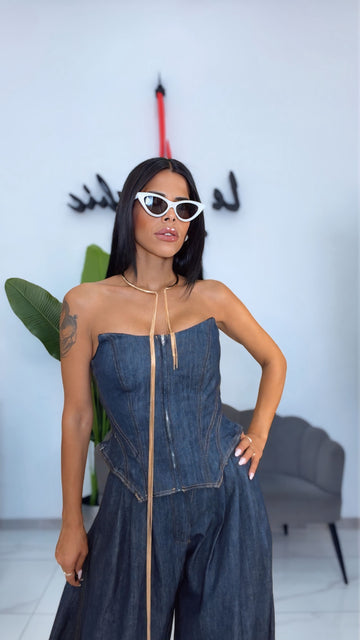 Corpetto Denim