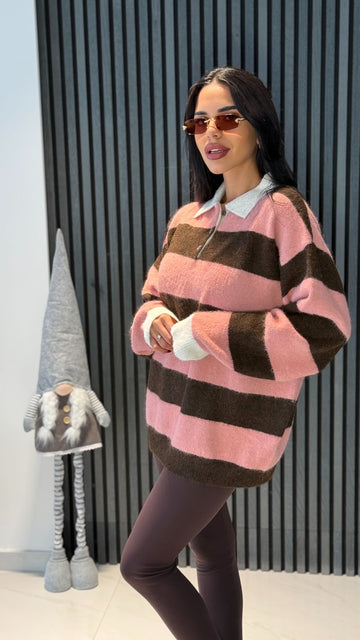 Pull Lana con colletto