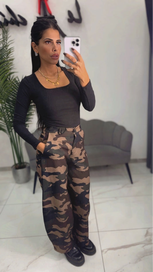 Body Pile scollo quadrato