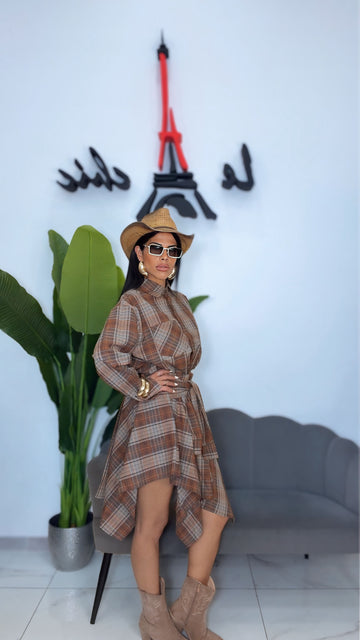 Coordinato Check Camicia & Gonna