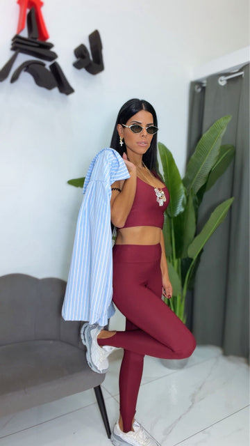 Leggings con Ghetta