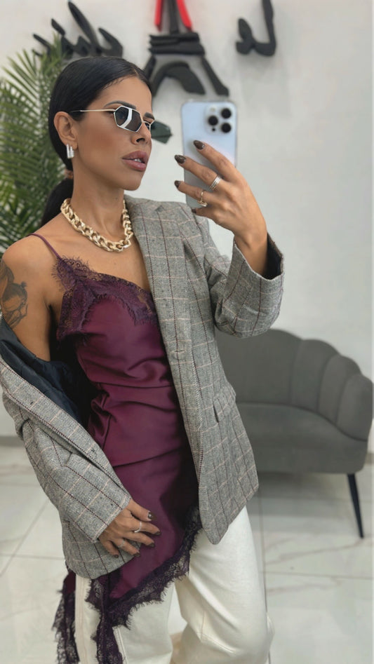 Abito Lingerie Bordeaux