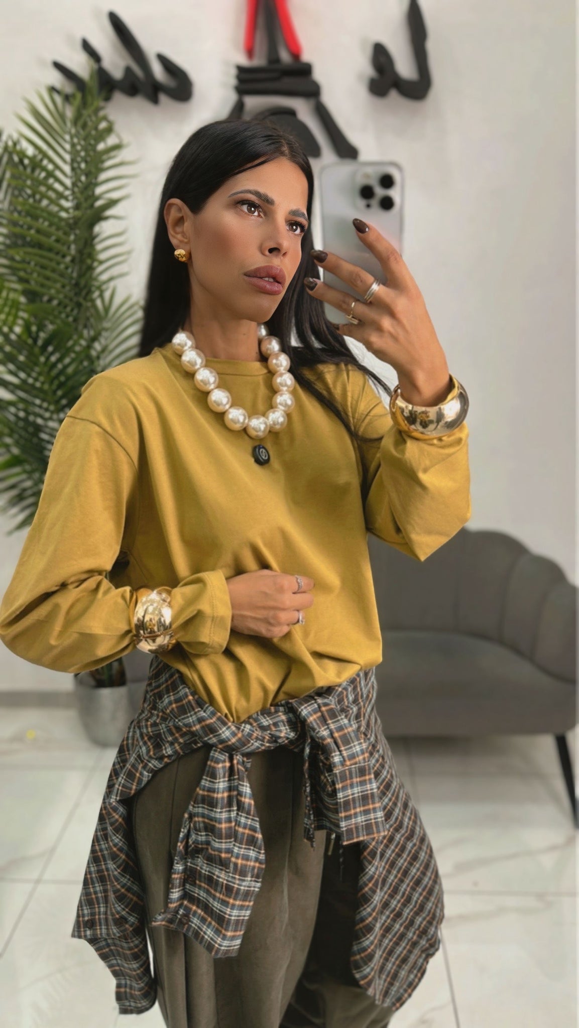 Maglia Over con Spallina