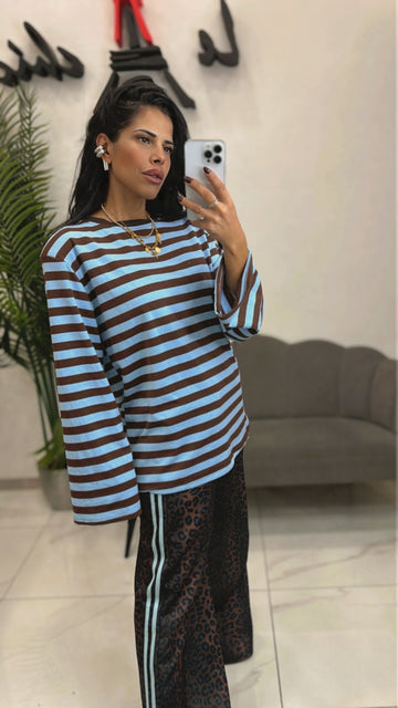 Pantalone Maculato banda Azzurra