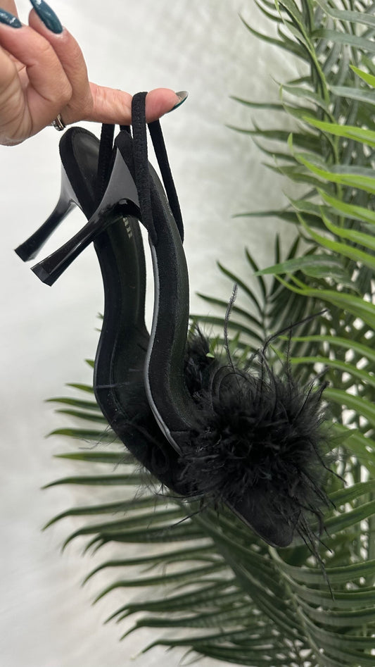 Sandalo Piuma Nero