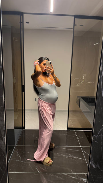 Pantalone Morbido con lacci - Rosa