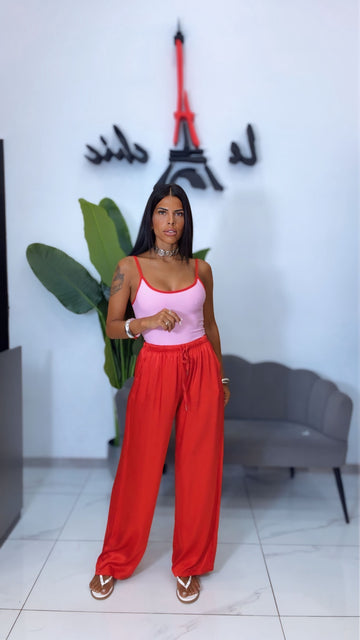 Combo Pantalone Rosso + Body