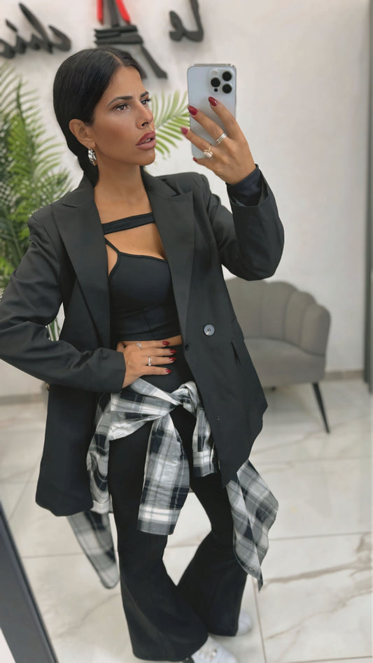 Giacca Nera doppio Petto