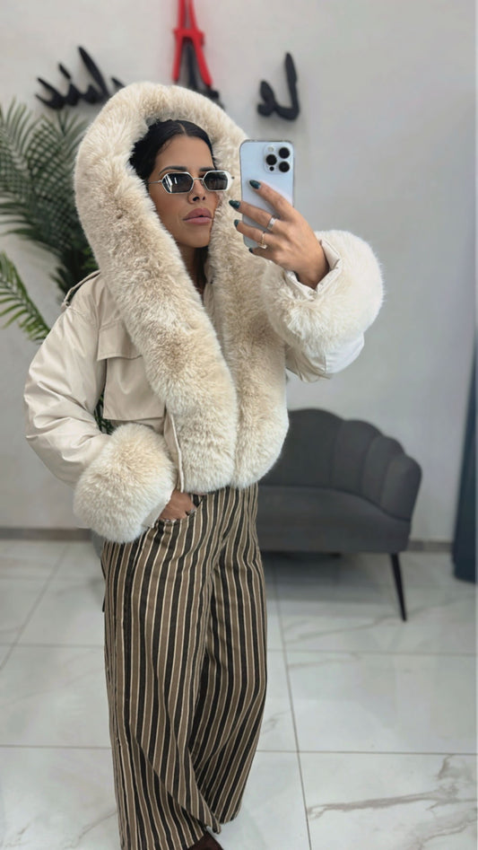 Bomber in Ecopelliccia