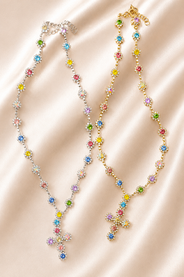 Collana Croce Multicolor
