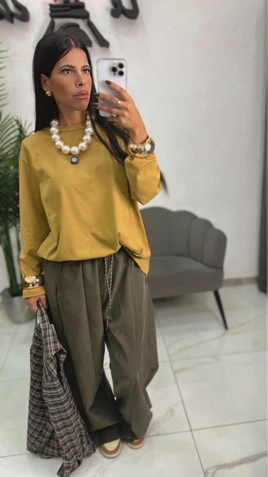 Pantalone Carmen Verde Militare