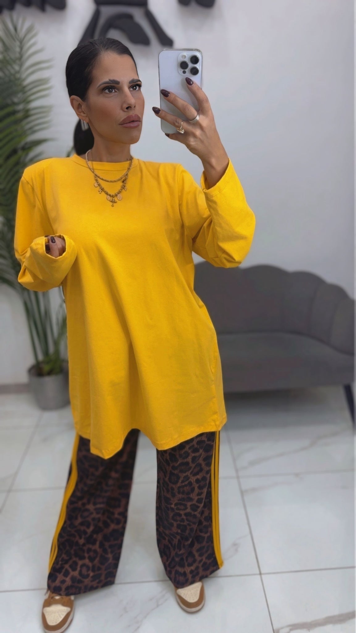 Maxy Shirt con Spallina Gialla