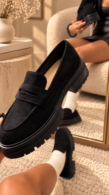 Mocassino Platform - Nero