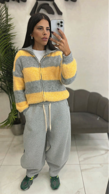 PantaTuta Balloon Felpato Grigio