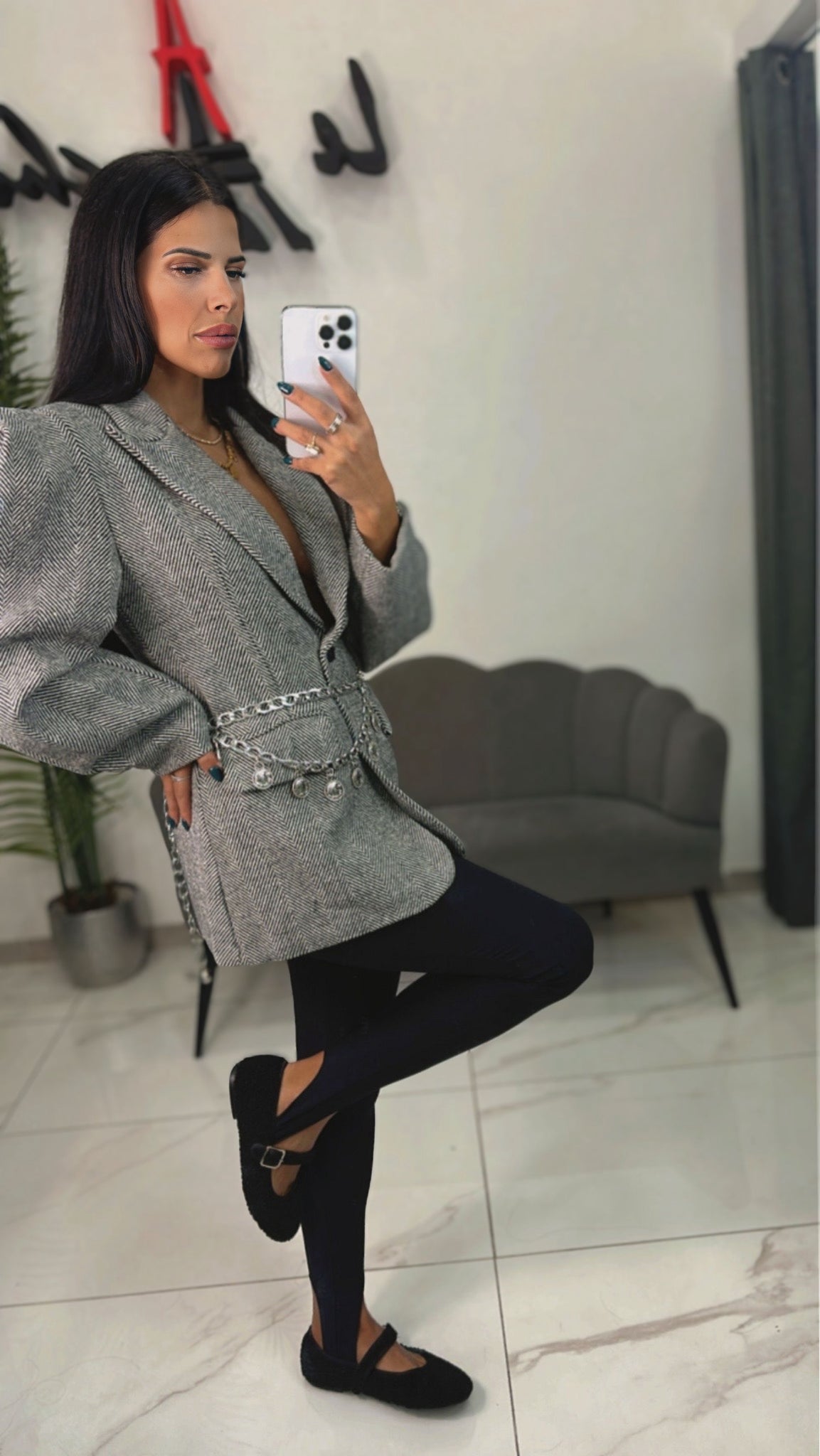 Leggings Ghette Nero