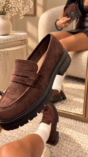 Mocassino Platform - Marrone