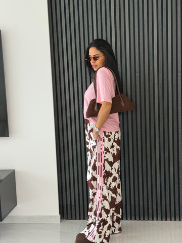Pantalone COW con bande laterali
